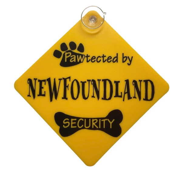 Other - FREE w/PURCHASE! Newfoundland Security Window Sign NEW